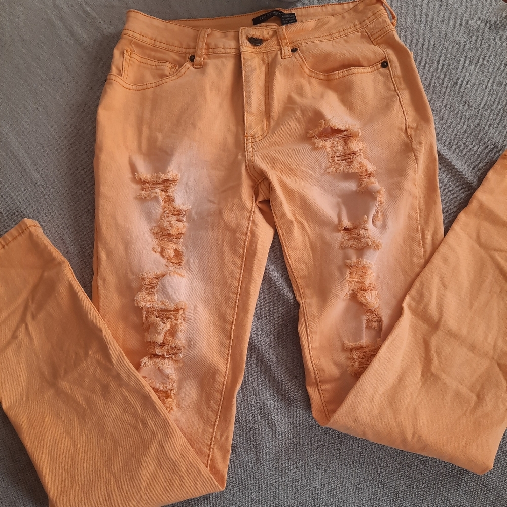 Redfox Distressed Skinny Jeans